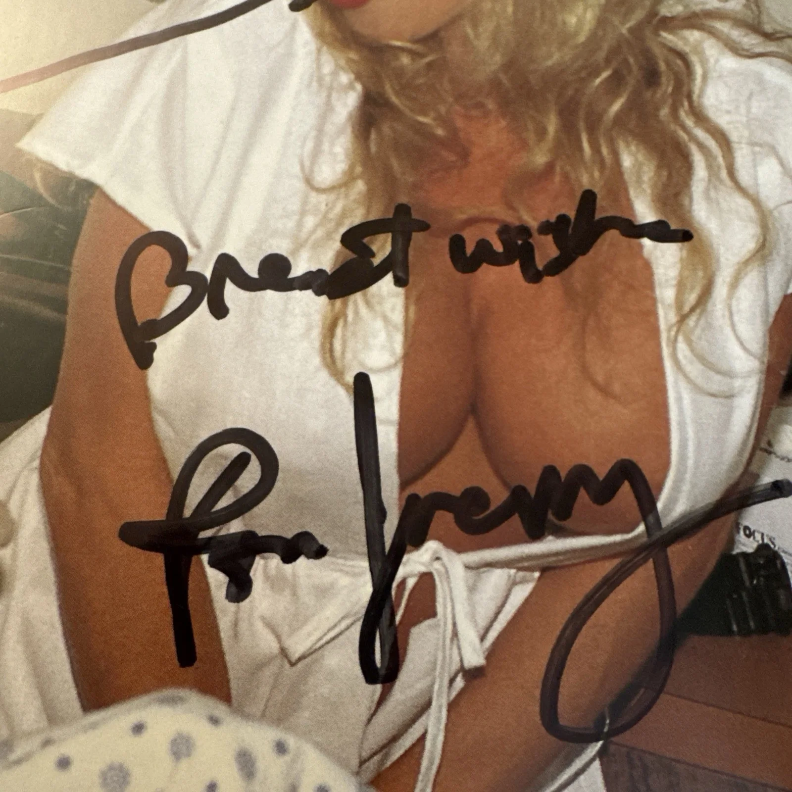 Ron Jeremy, John Wayne Bobbitt — Signed 8x10 Promo Photo Lot Ron Jeremy John Wayne Bobbitt Drawing Vintage, изображение 5