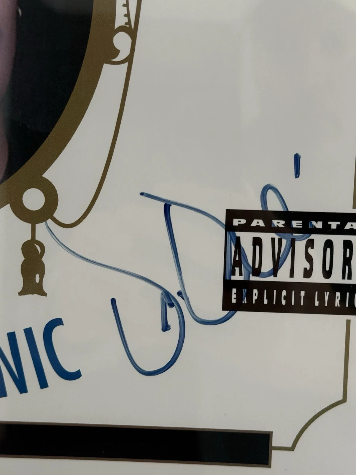 Dr. Dre Signed Autograph The Chronic Album Framed LP PSA Letter, изображение 4