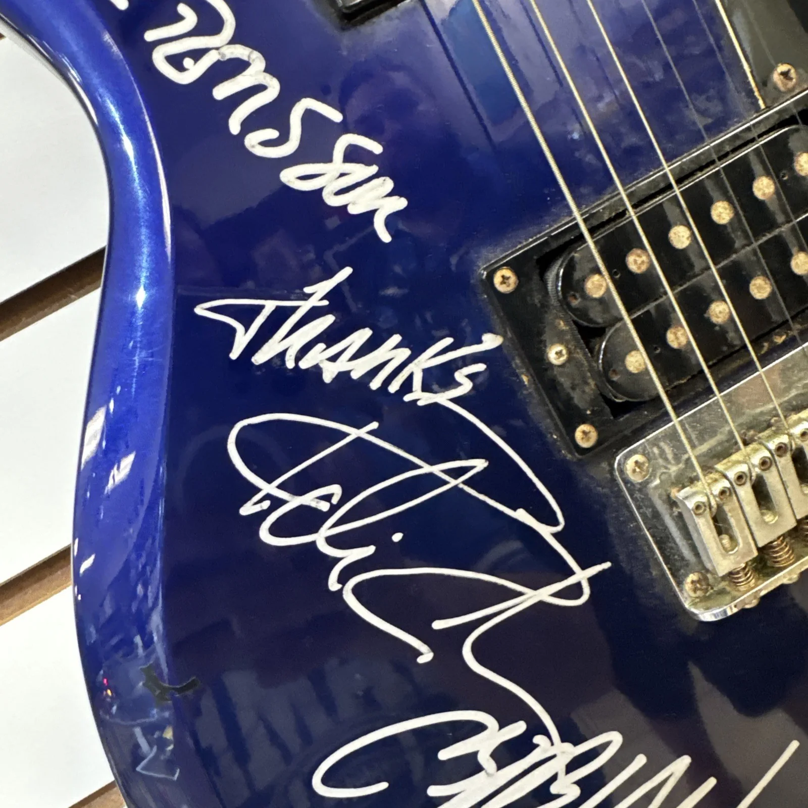 Gio Ibanez Electric Guitar In Person Autos By Cheap Trick. Read Description, изображение 3