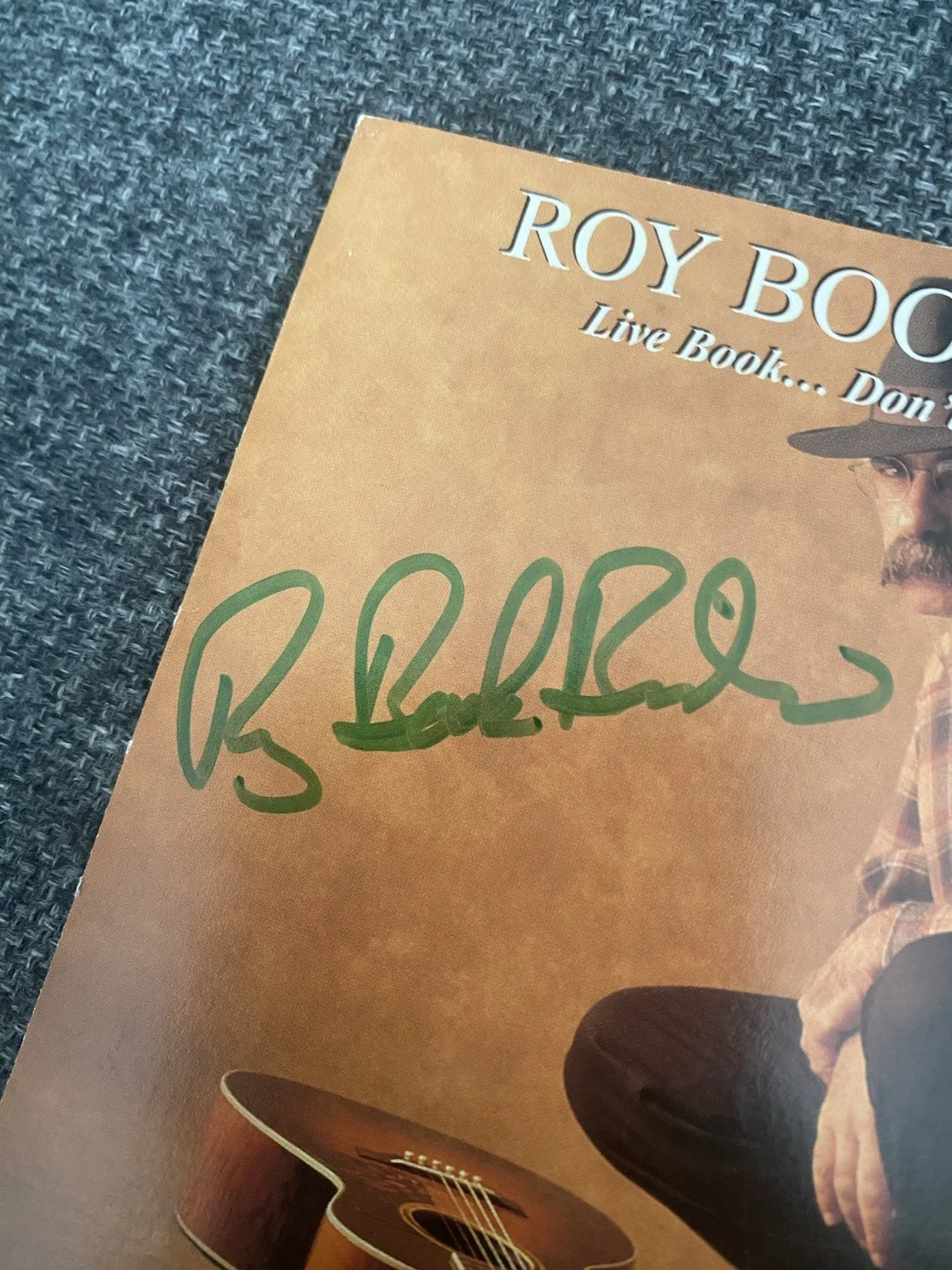 Roy Book Binder Live Book Don't Start Me Talkin CD Signed Booklet, image 2