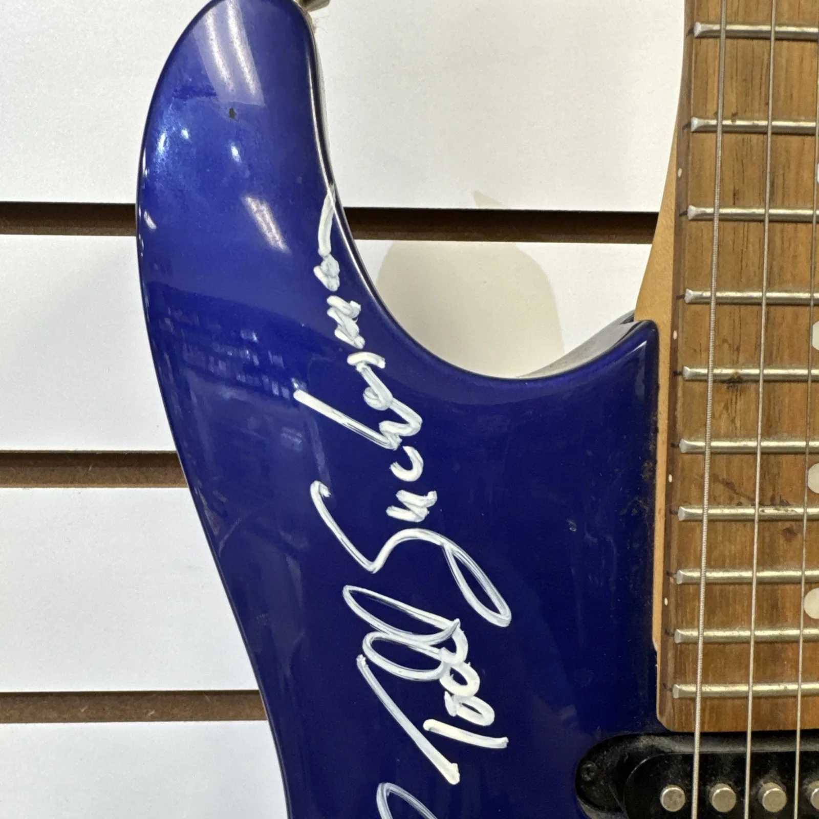 Gio Ibanez Electric Guitar Autographed By Styx JSA Sticker Read Description, image 2
