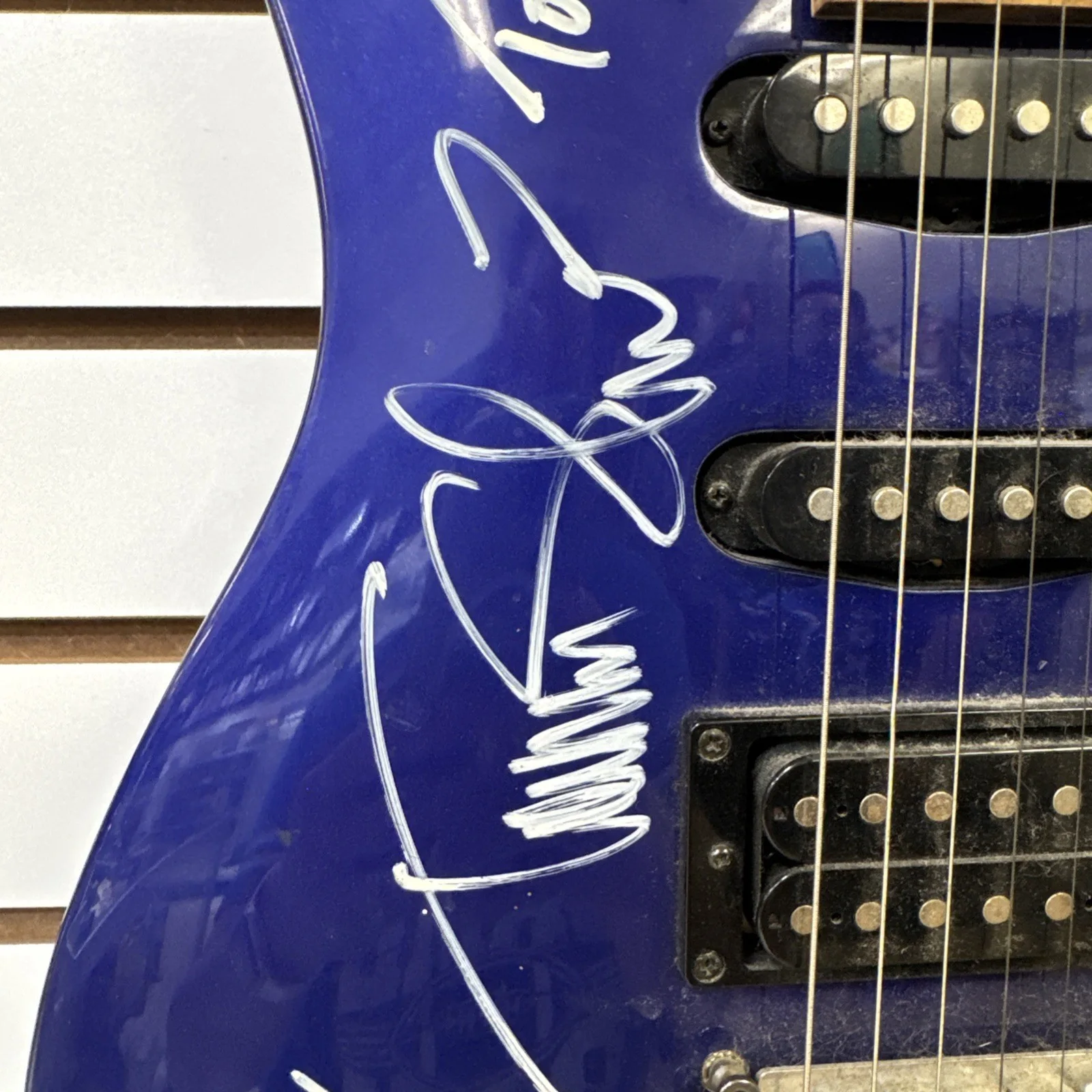 Gio Ibanez Electric Guitar Autographed By Styx JSA Sticker Read Description, image 3