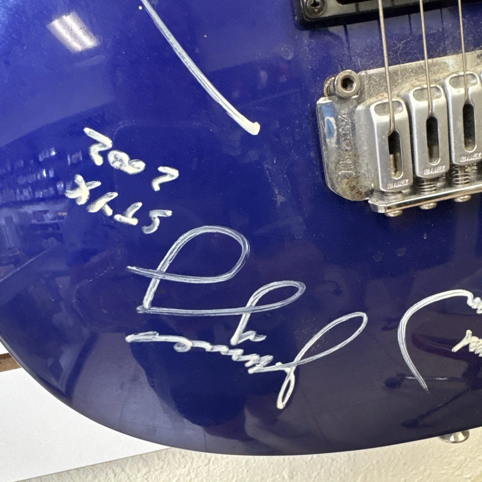 Gio Ibanez Electric Guitar Autographed By Styx JSA Sticker Read Description, image 4