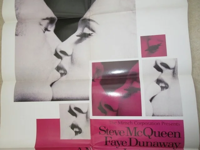 The Thomas Crown Affair, McQueen, Dunaway Combo Film POSTER Scarface, Al Pacino, изображение 3