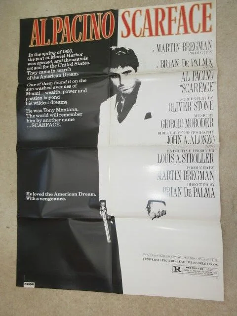 The Thomas Crown Affair, McQueen, Dunaway Combo Film POSTER Scarface, Al Pacino, изображение 5