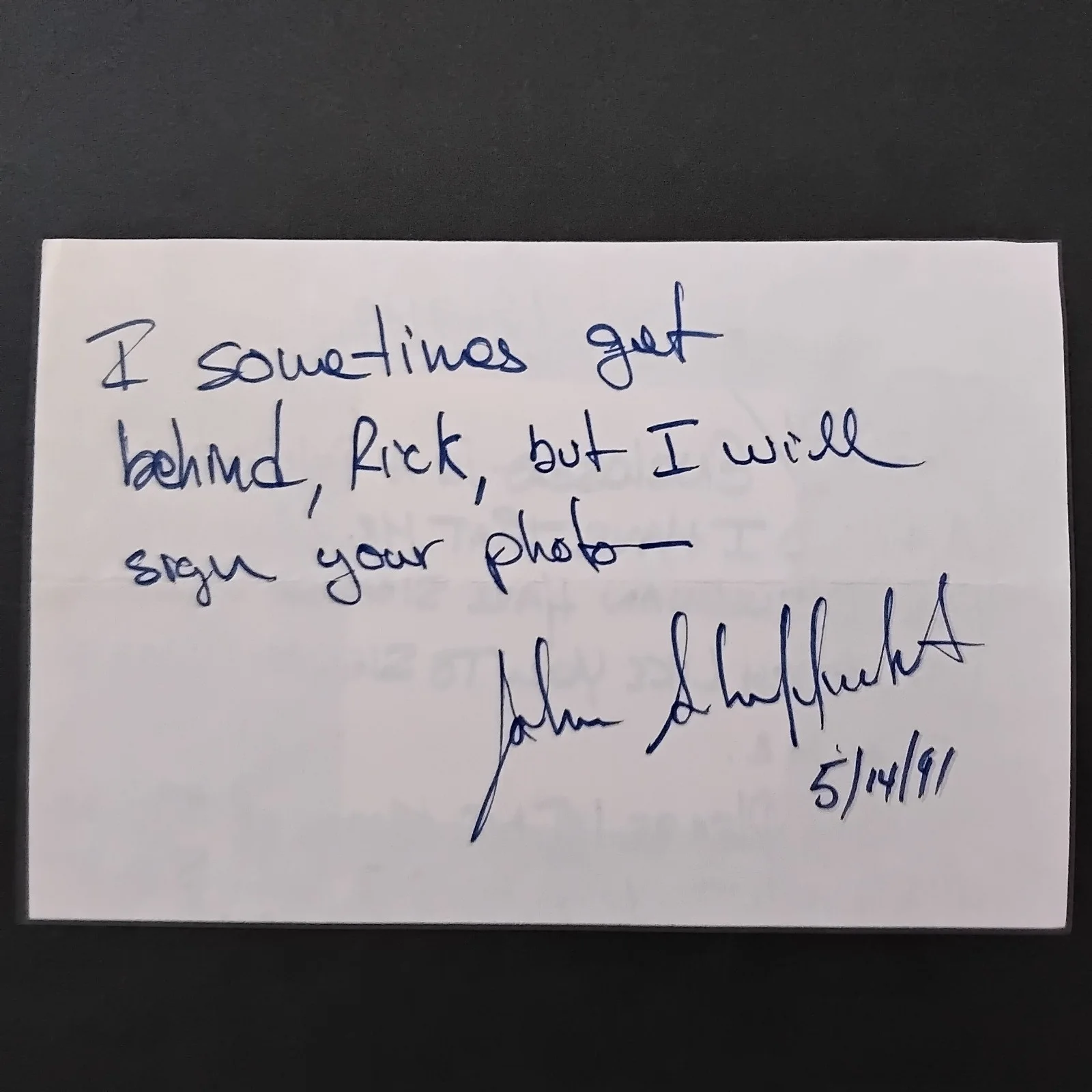 Johnny Sheffield — Johnny Sheffield SIGNED Note Photo 40s Child Movie Actor Tarzan "Boy" "Bomba", изображение 4