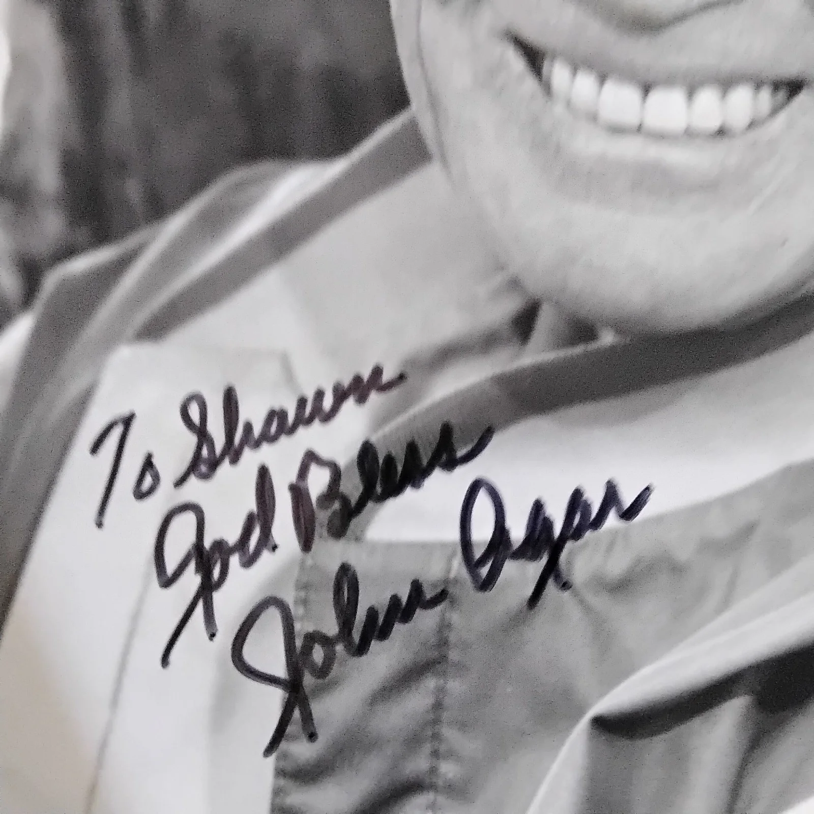 John Agar Signed Photo 50s Movie Actor Tarantula Invisible Invaders Mole People, image 4