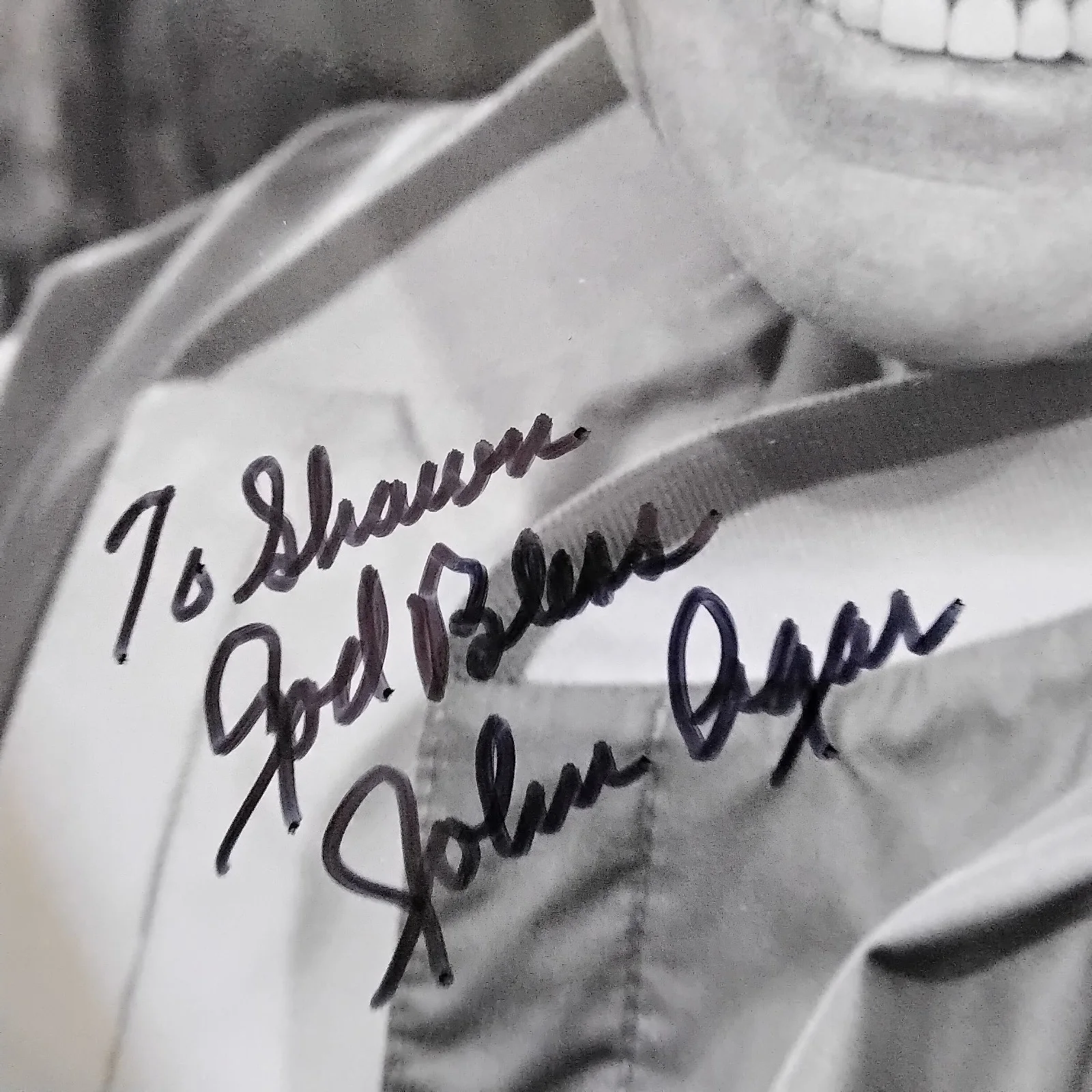 John Agar Signed Photo 50s Movie Actor Tarantula Invisible Invaders Mole People, image 5