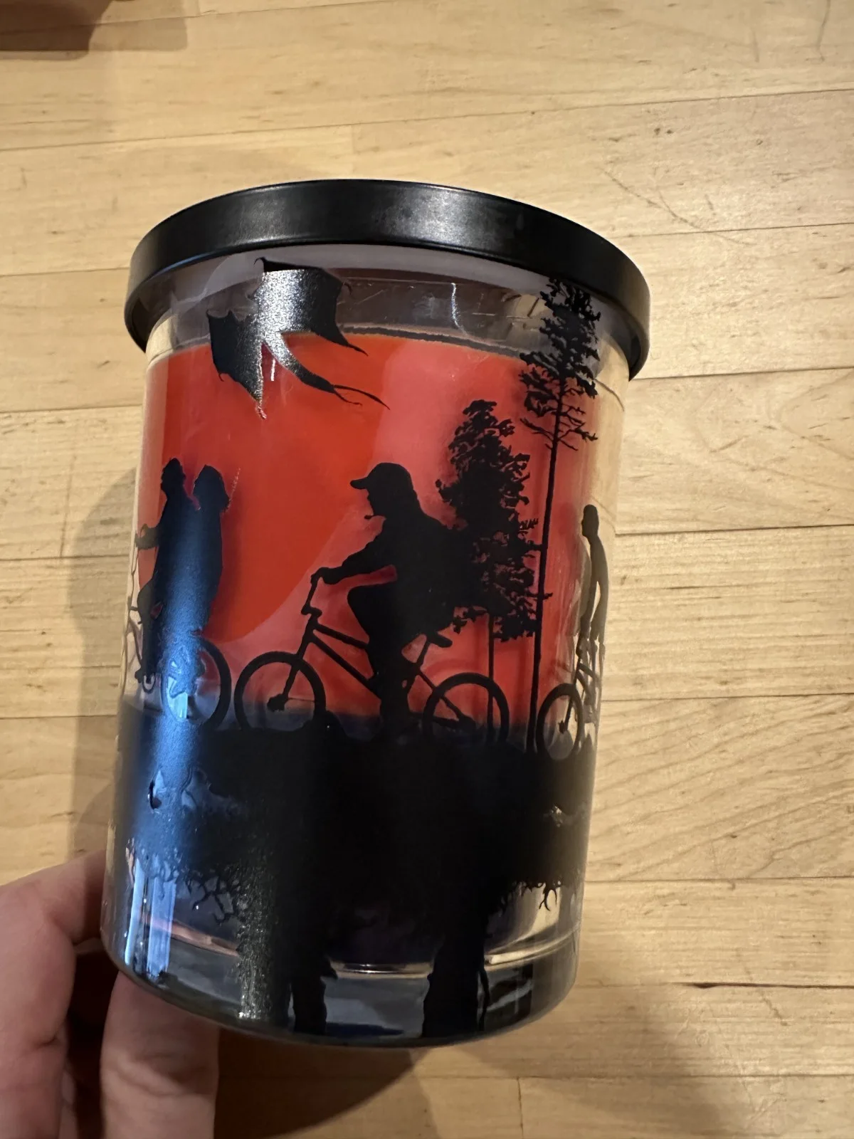 STRANGER THINGS THE UPSIDE DOWN SCENTED CANDLE RARE UK PRIMARK NEW JAR DECORATED, изображение 2