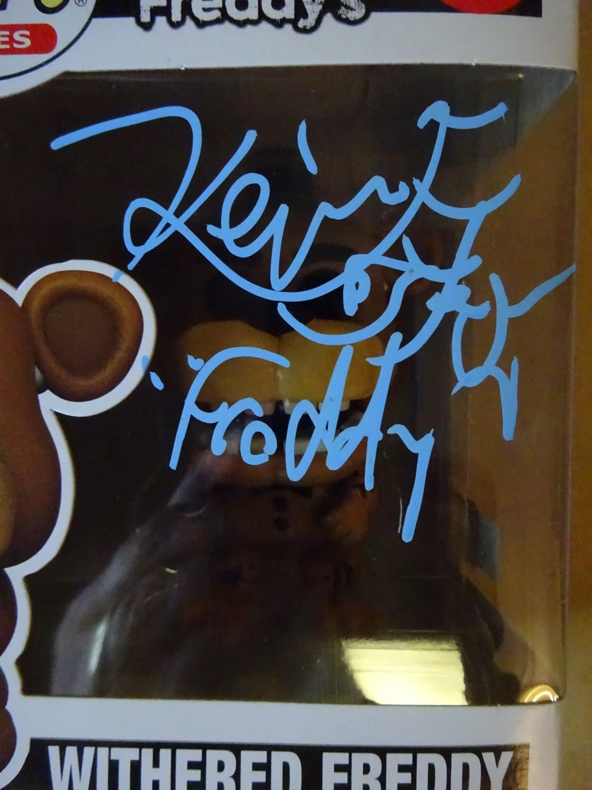 Kevin Foster — Signed Kevin Foster Autographed Five Nights At Freddy's Funko Pop OCCM COA, image 3