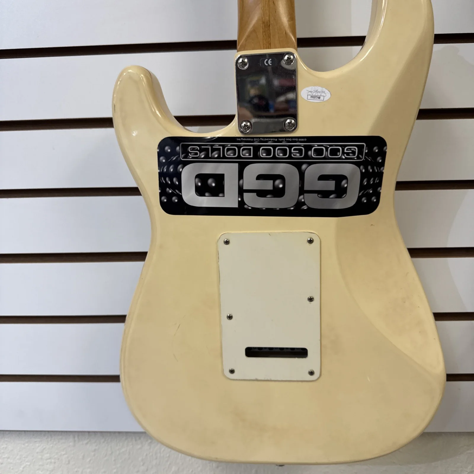 Goo Goo Dolls Fender Stratocaster Signed Guitar JSA Sticker Read Description, изображение 5
