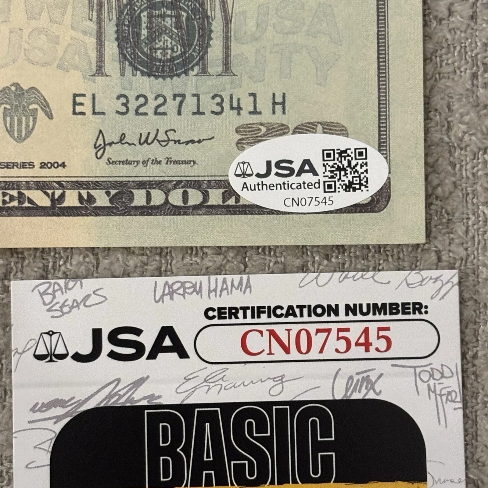 Mr Beast — Mr Beast Signed Autograph Novelty Currency $20 Dollar Bill JSA COA YouTuber Bill, изображение 4