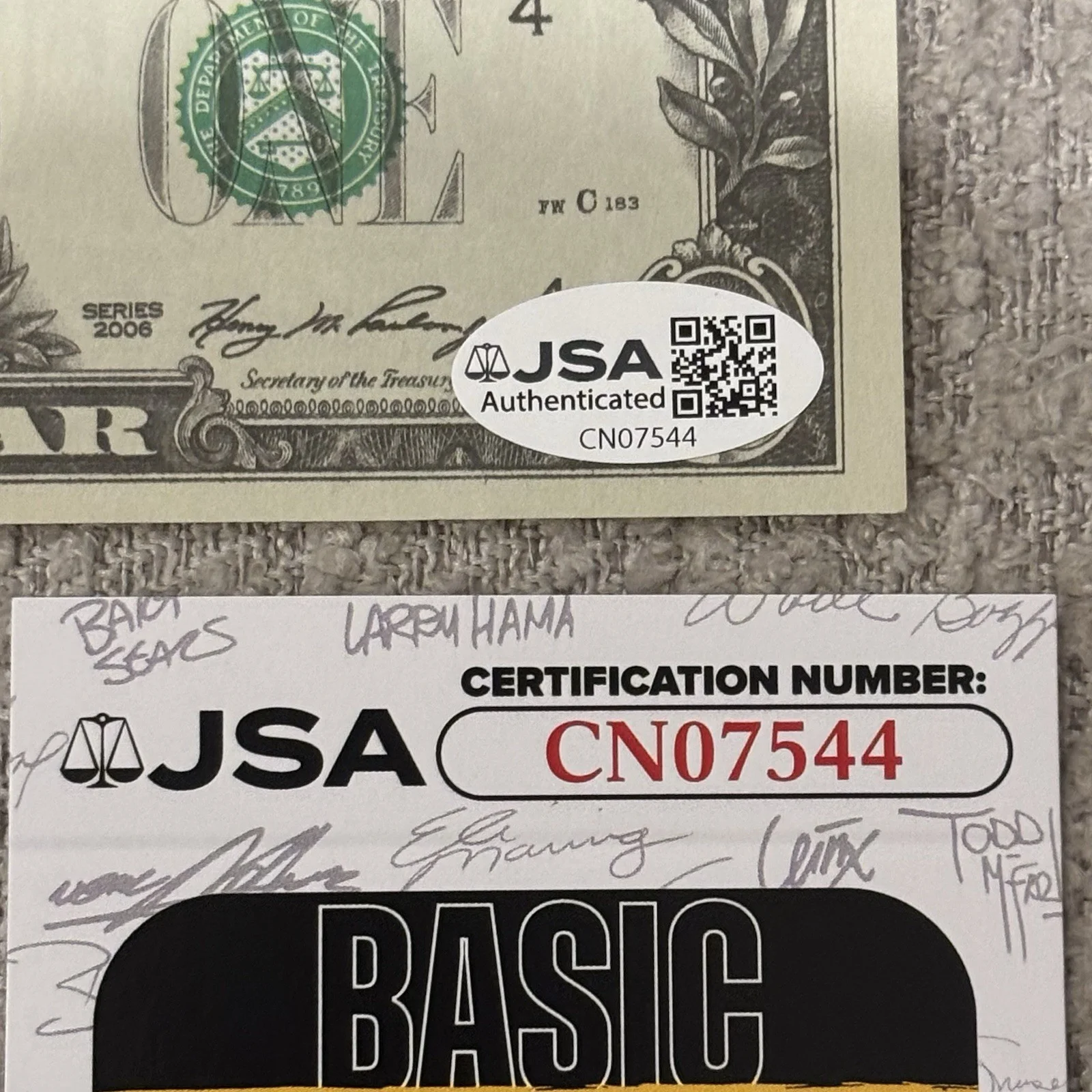 Mr Beast — Mr Beast Signed Autograph Novelty Currency $1 Dollar Bill JSA COA YouTuber Bill, изображение 4