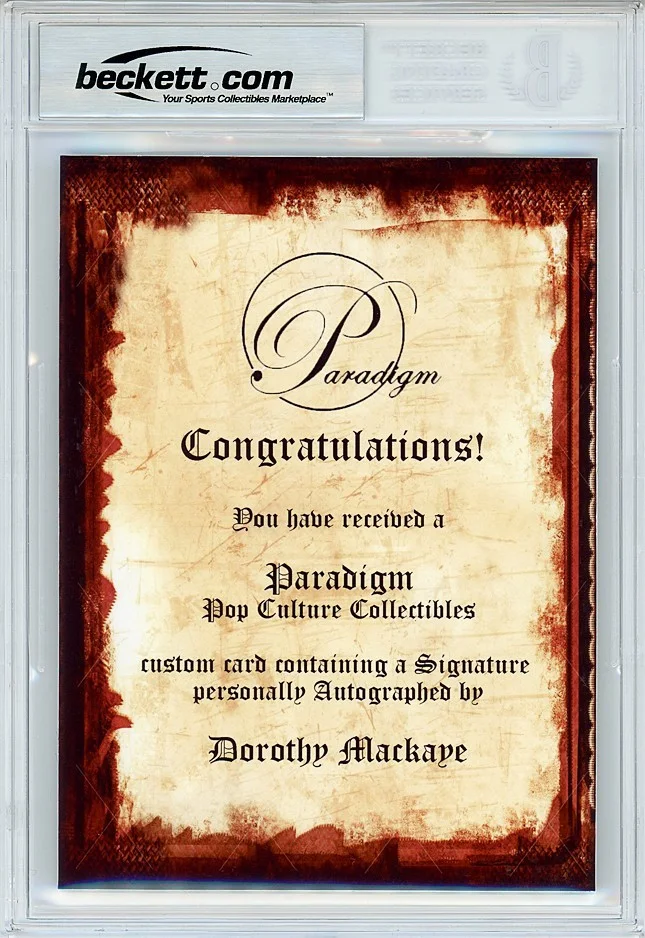 Dorothy MacKaye — 1942 -LADY GANGSTER- DOROTHY MACKAYE BECKETT Signed/Autograph 5x7 Movie Card, изображение 2