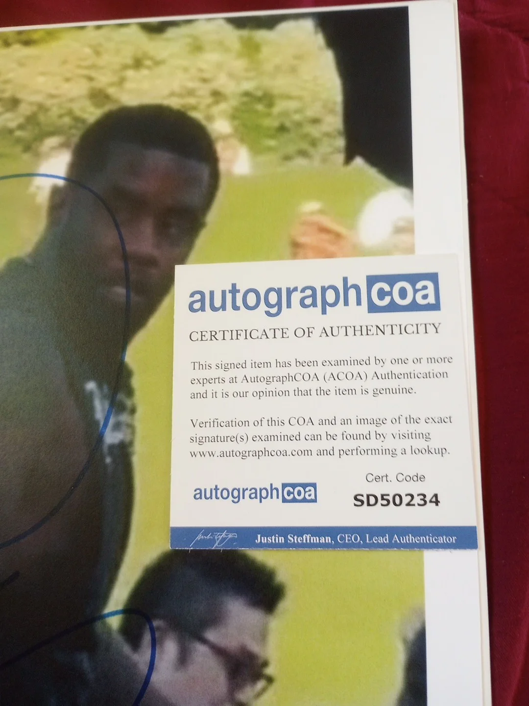 Autographed Photo Of P. Diddy, image 4