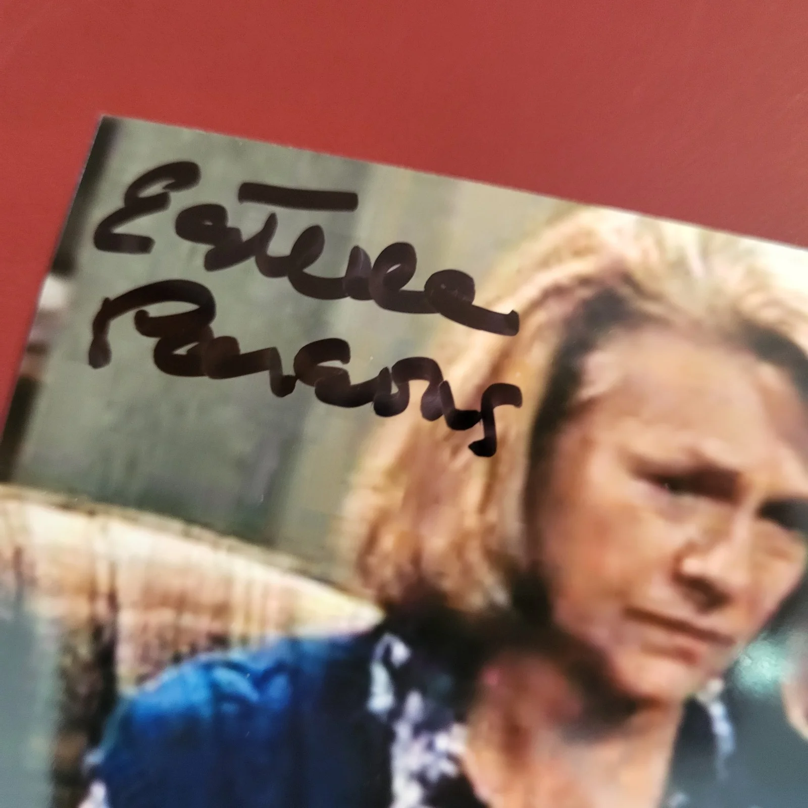 Estelle Parsons — Estelle Parsons As Bev Hand Signed 4x6 Autograph Photo Roseanne Bonnie And Clyde, изображение 2