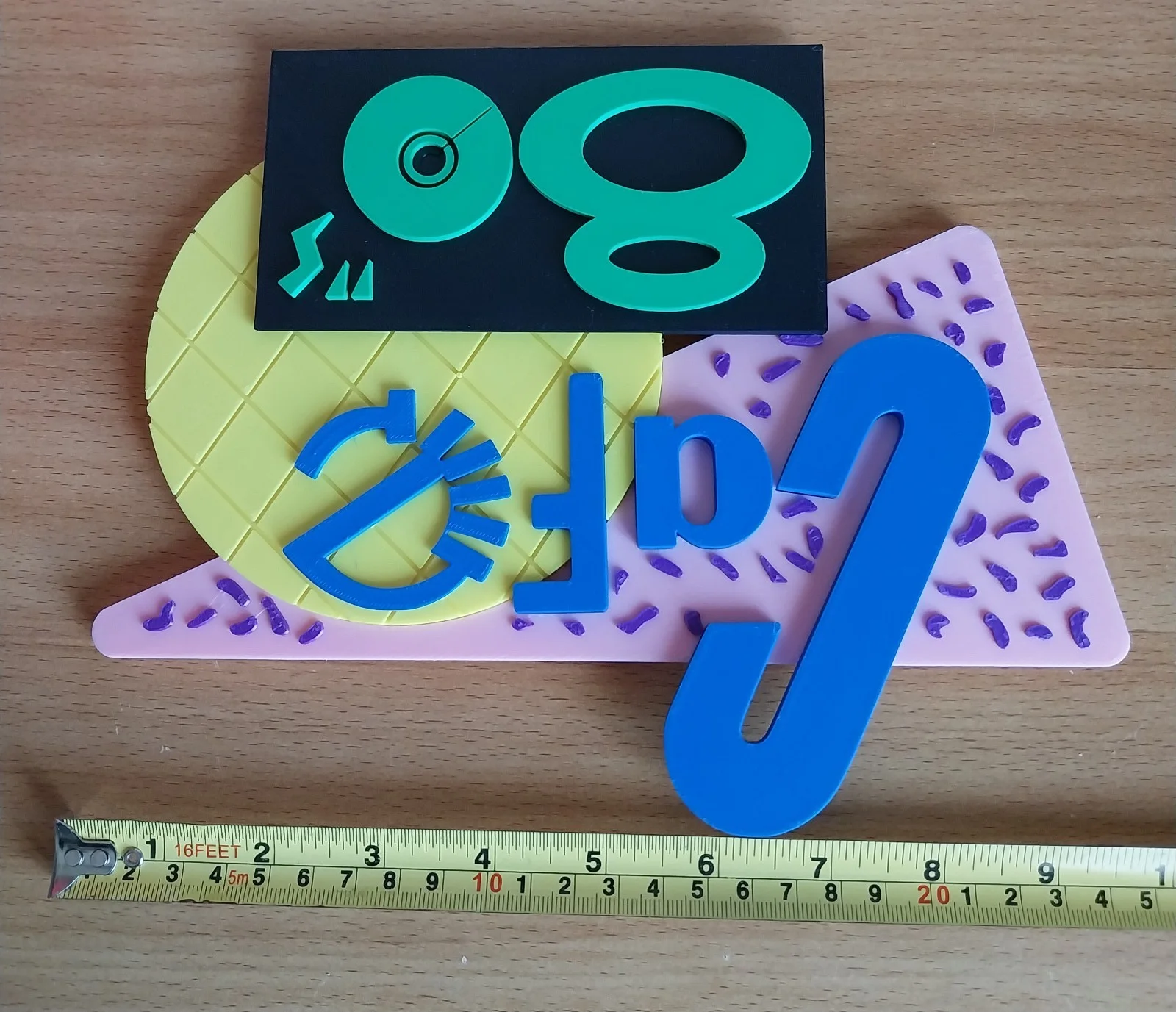 Back To The Future Cafe 80's Multicoloured 3d Printed Replica Sign 2015 Retro, image 4