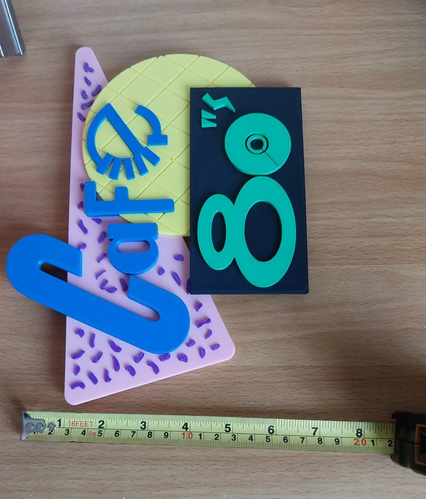 Back To The Future Cafe 80's Multicoloured 3d Printed Replica Sign 2015 Retro, image 5