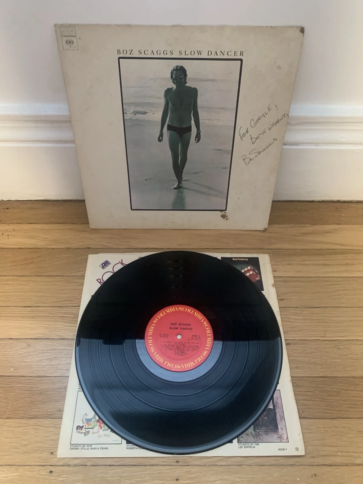 Boz Scaggs 1974 Slow Dancer Autographed Album/Vinyl Record, image 5