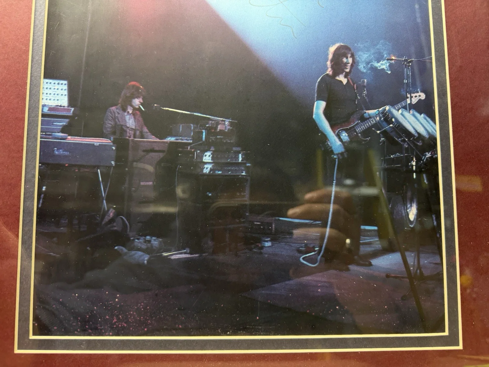 Rare Vintage Signed Autographed Roger Waters Pink Floyd Framed Photo *No COA*, изображение 4