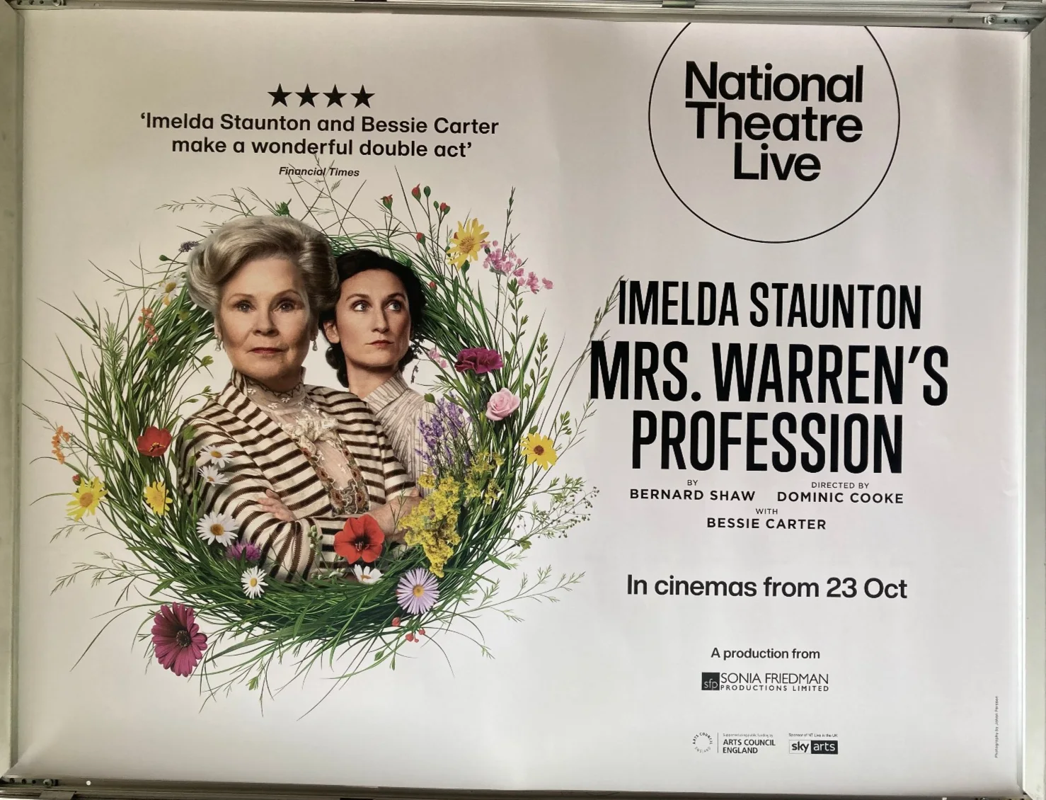 Cinema Poster: MRS WARREN'S PROFESSION 2026 (NT Live Quad) Imelda Staunton, изображение 2