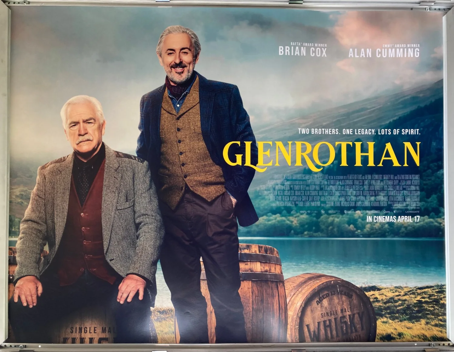Cinema Poster: GLENROTHAN 2026 (Quad) Brian Cox Alan Cumming Alexandra Shipp, image 2