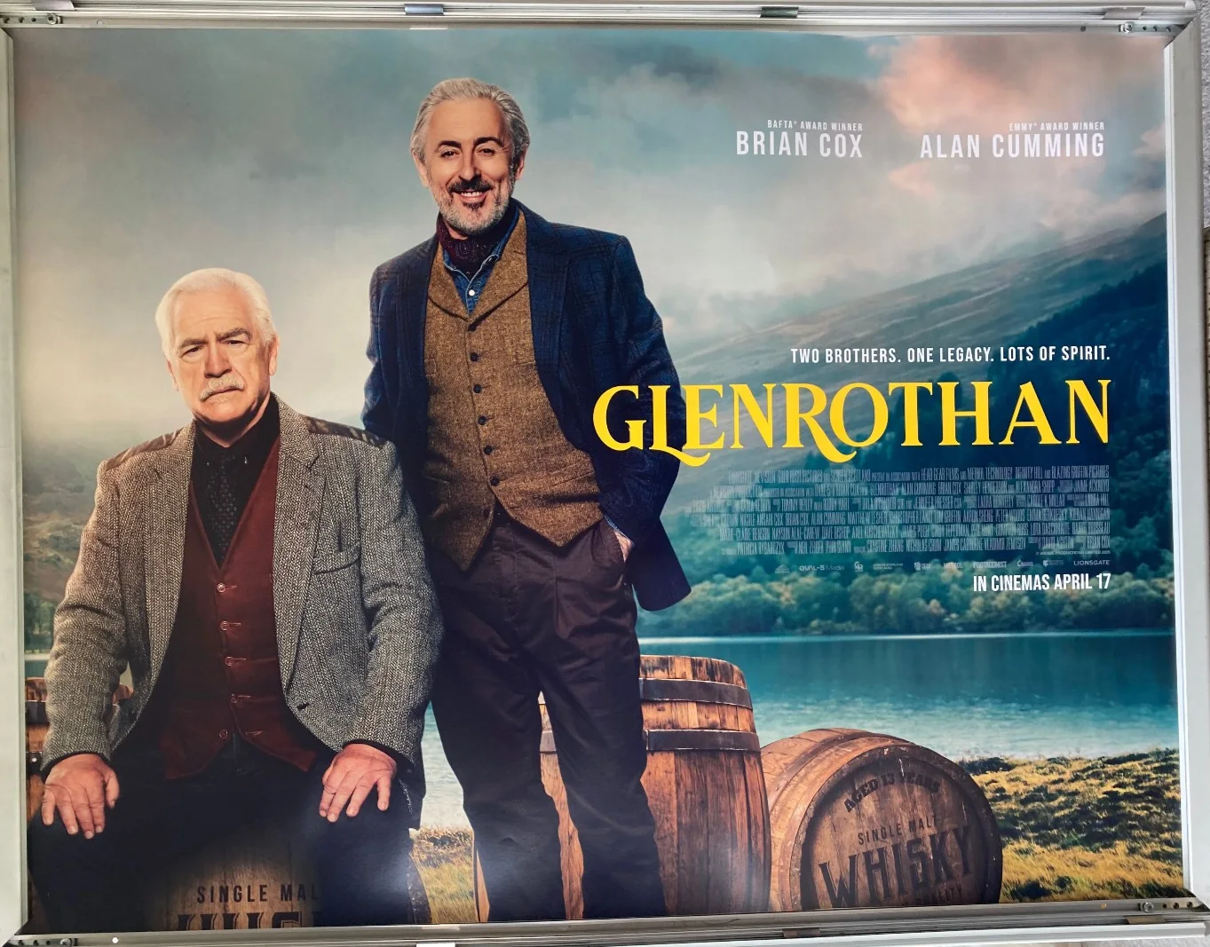 Cinema Poster: GLENROTHAN 2026 (Quad) Brian Cox Alan Cumming Alexandra Shipp, image 3