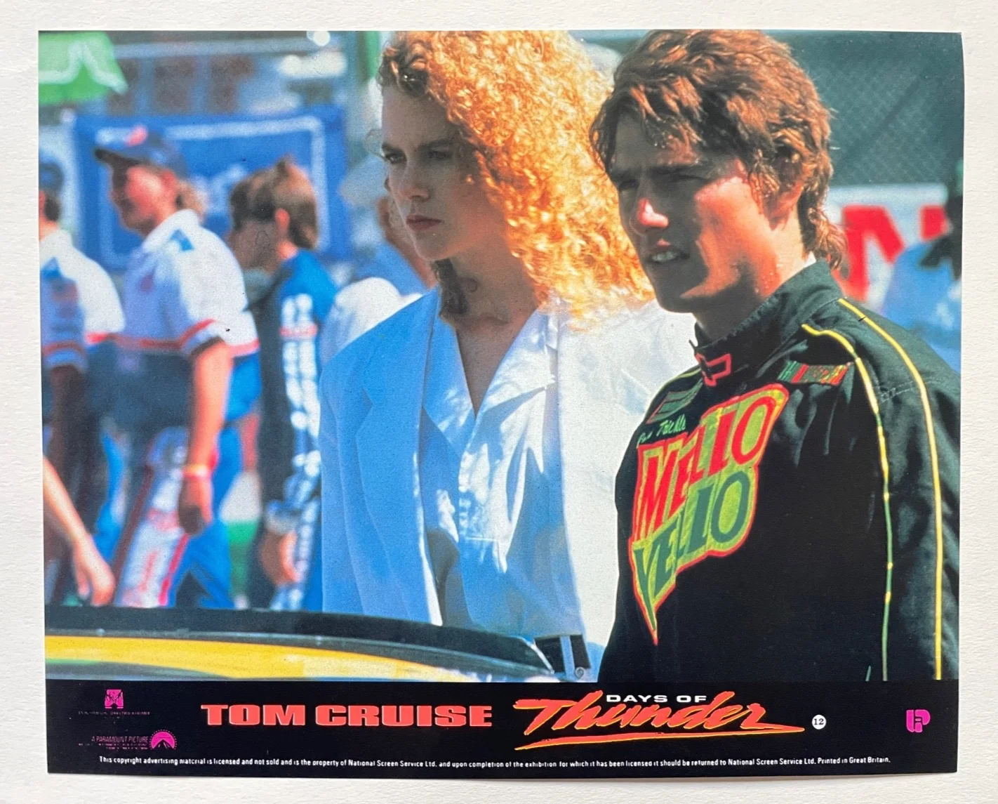 DAYS OF THUNDER (1990) Tom Cruise, Nicole Kidman UK Lobby Card FOH Stills x 8, изображение 2