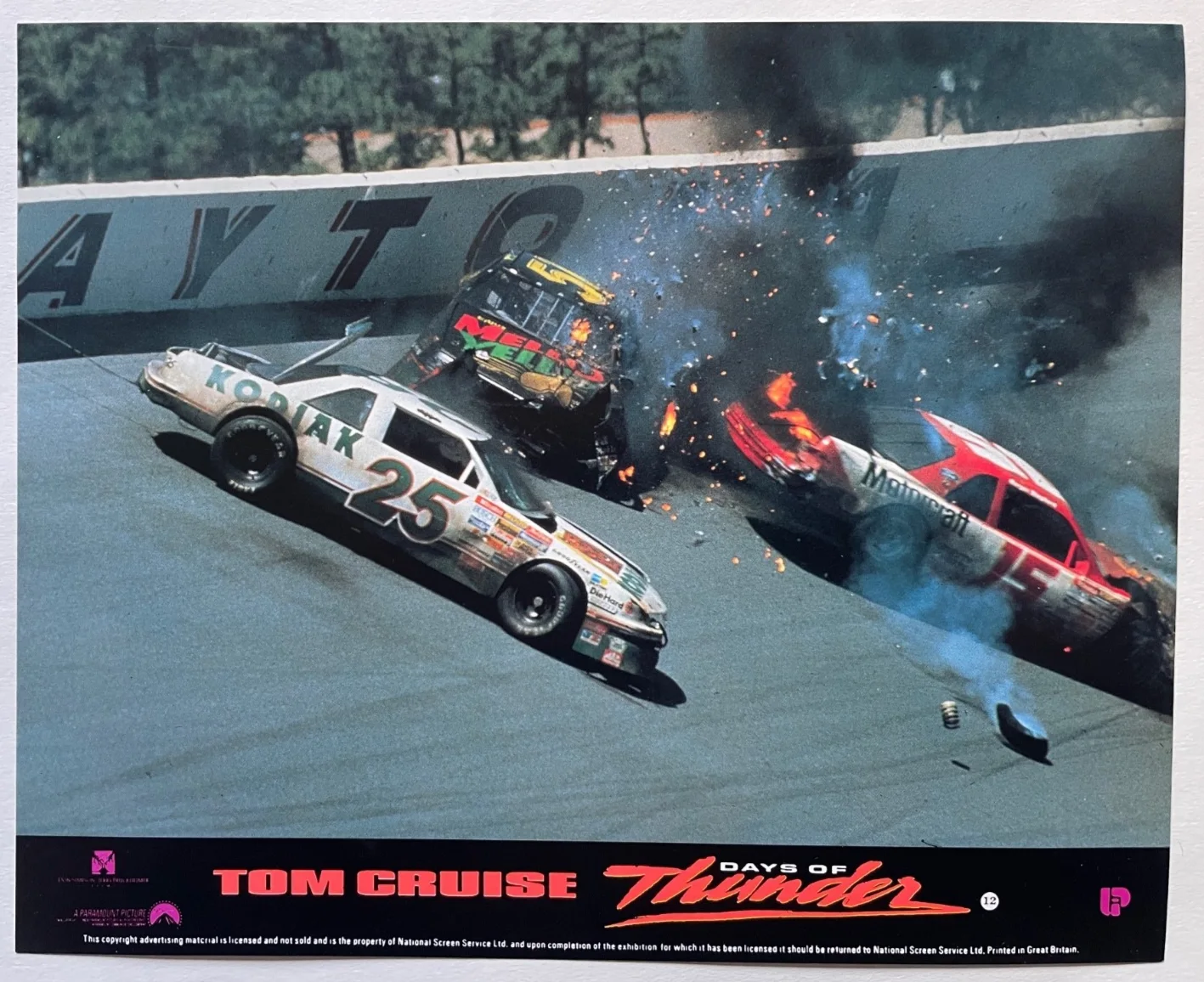 DAYS OF THUNDER (1990) Tom Cruise, Nicole Kidman UK Lobby Card FOH Stills x 8, изображение 5
