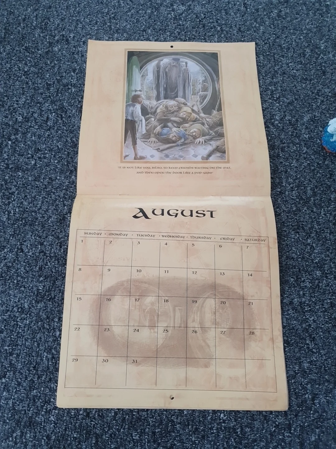 Tolkien Calendar 1999 New And Unused - Illustrated By Alan Lee, изображение 3