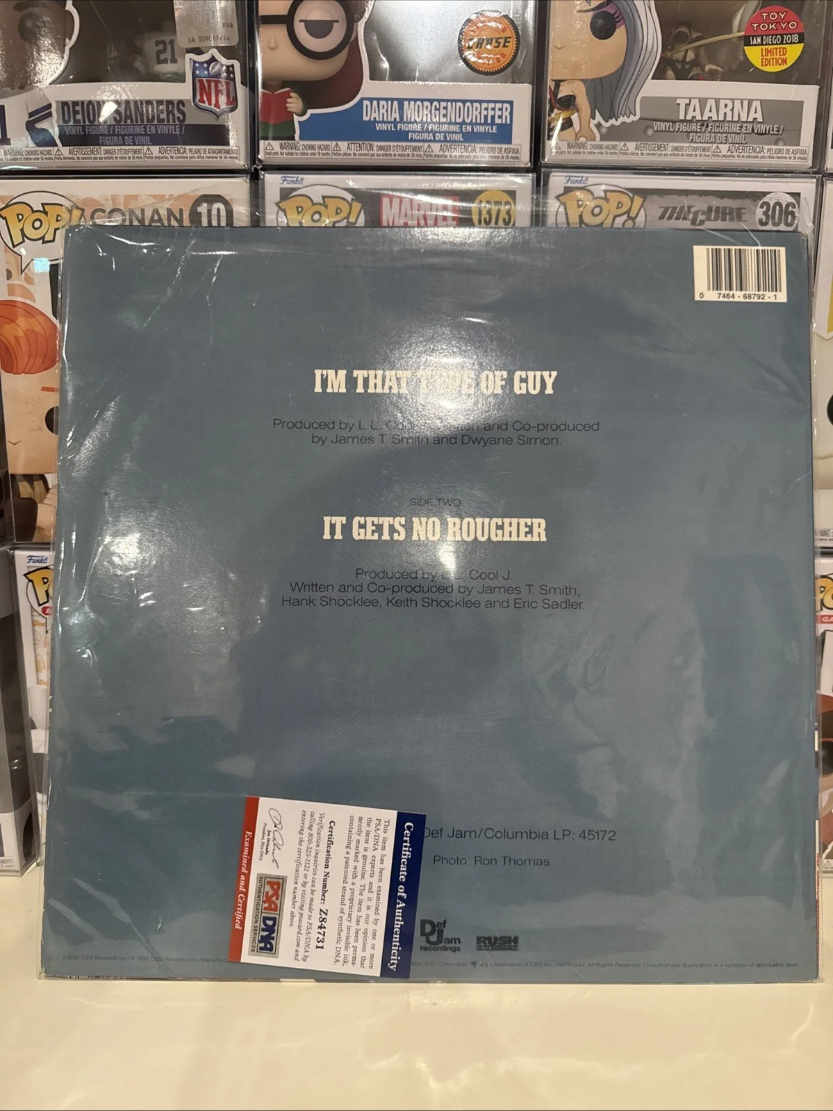 LL Cool J Autographed Signed Vinyl Record "I'm That Type of Guy" PSA COA 😎, image 2