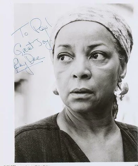 RUDY DEE — RUBY DEE ACTRESS ' DO THE RIGHT THINGS" SIGNED AUTOGRAPHED PHOTO, изображение 2