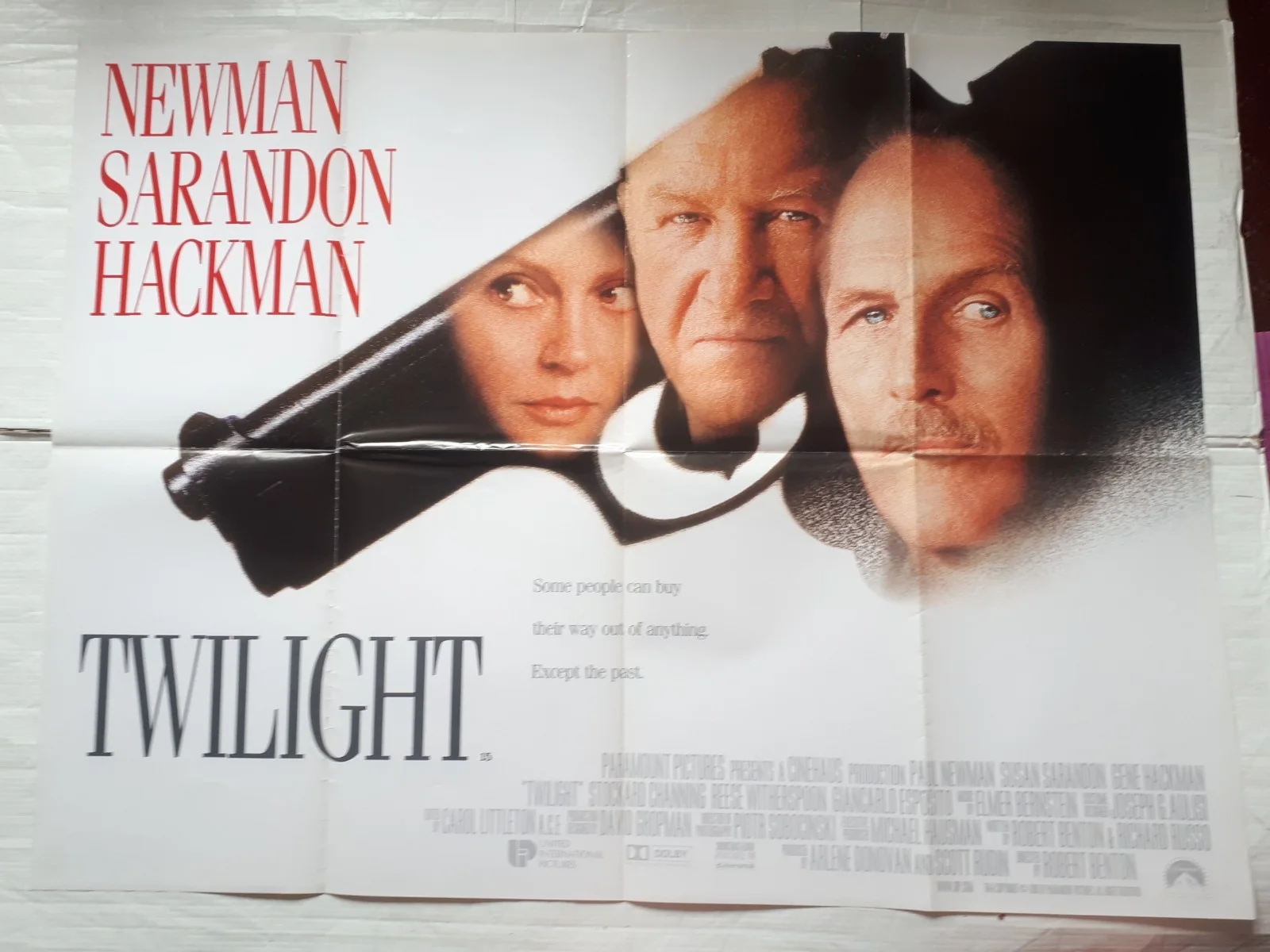 twilight 1998 ORIGINAL Poster Quad 30x40 1990s gene hackman paul newman, изображение 4