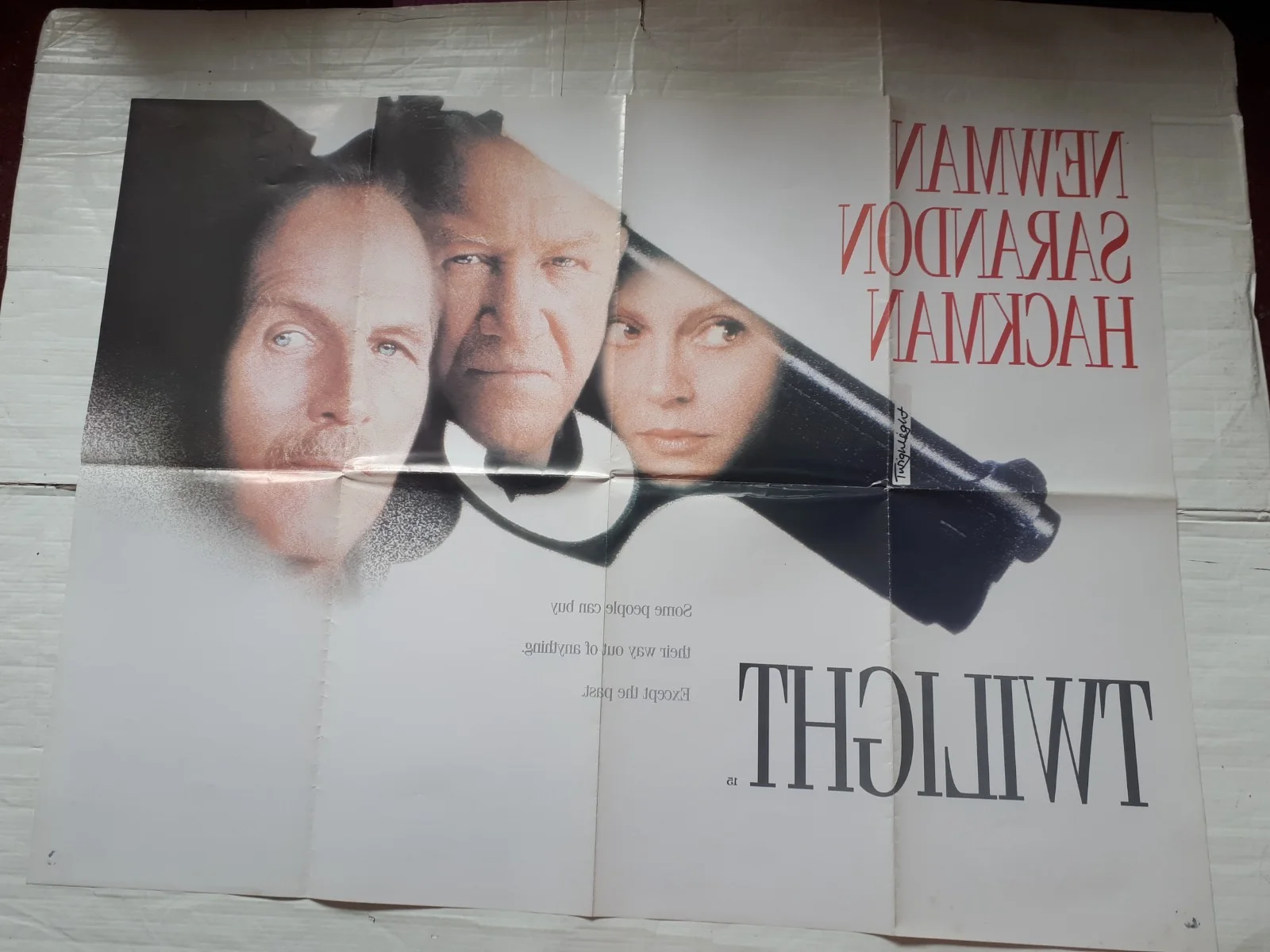 twilight 1998 ORIGINAL Poster Quad 30x40 1990s gene hackman paul newman, изображение 5