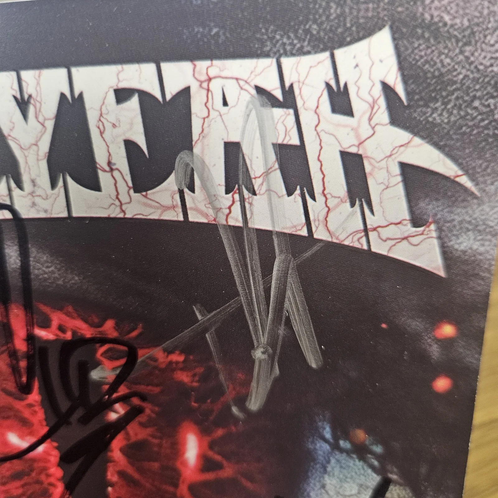 Hellyeah Rock Band Autographed CD Booklet Band Signed Paul Gray Maxwell Brady..., image 3