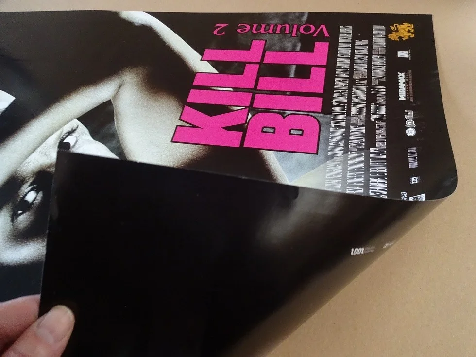 Kill Bill: Vol. 2. 2004 Double Sided Movie Poster Mint 40" x 27" Uma Thurman, изображение 3
