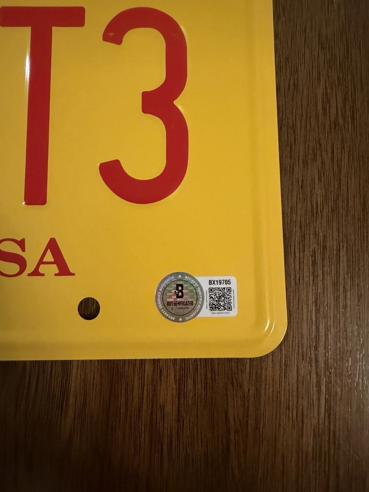 Rhea Seehorn ‘Better Call Saul’ Signed License Plate ‘Kim’ Beckett Certified, изображение 2