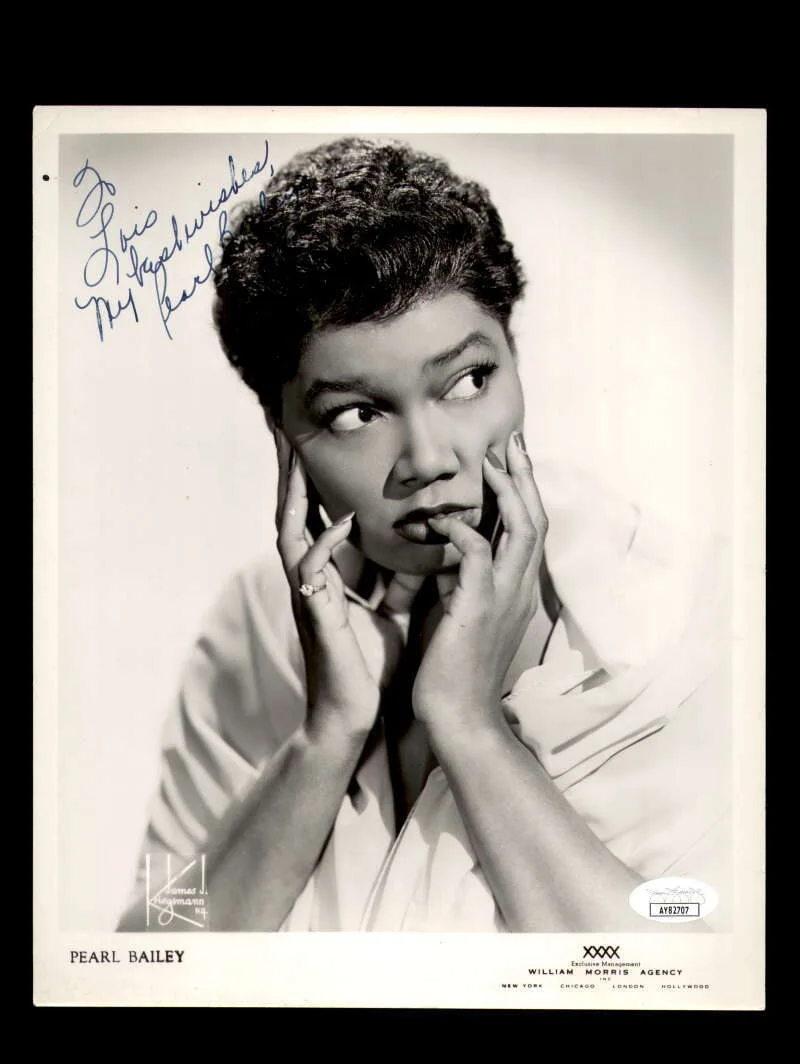 Pearl Bailey — Pearl Bailey JSA Coa Signed 8x10 Photograph Autograph