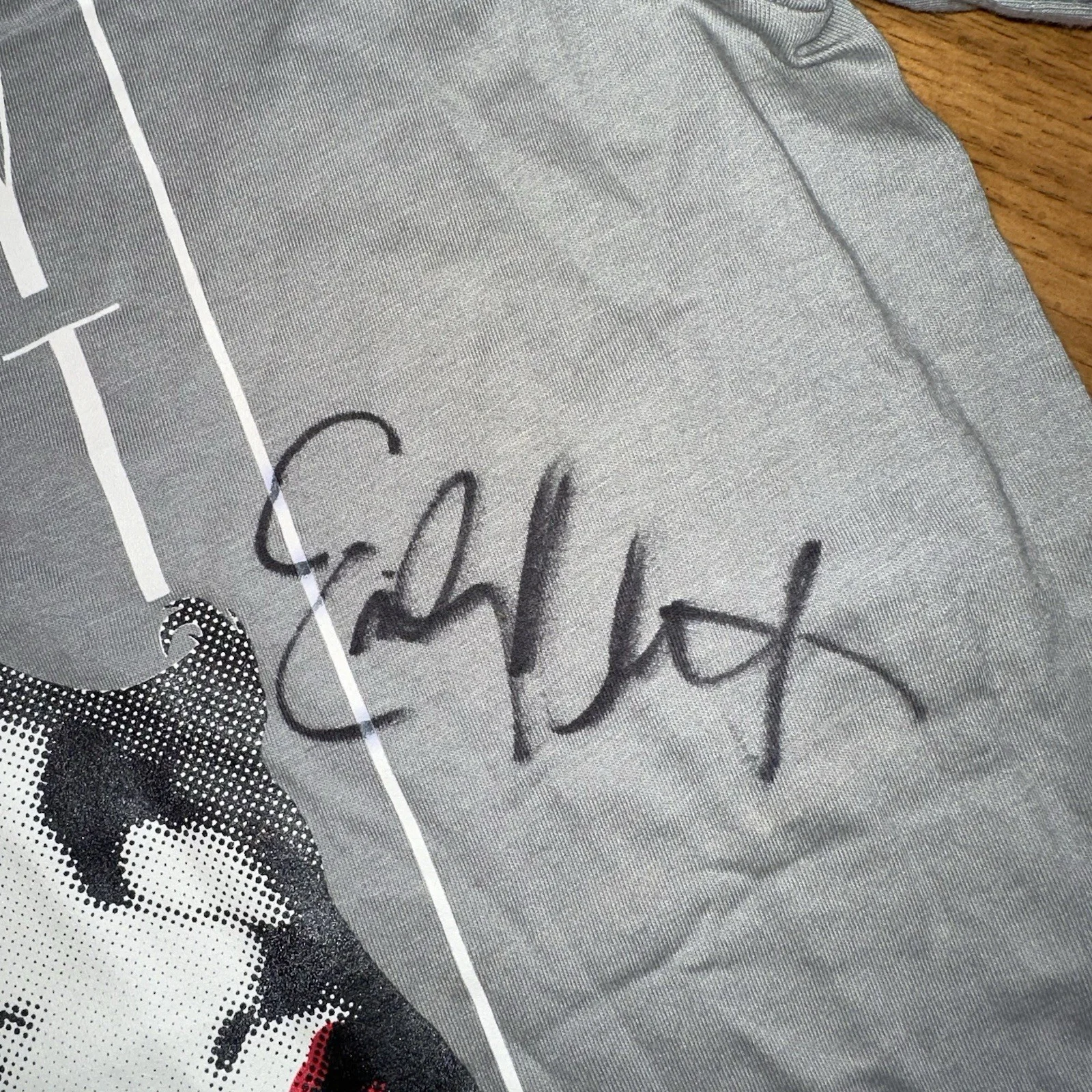 Emily West SIGNED Shirt America’s Got Talent Gray Autograph Country Music SMALL, image 3
