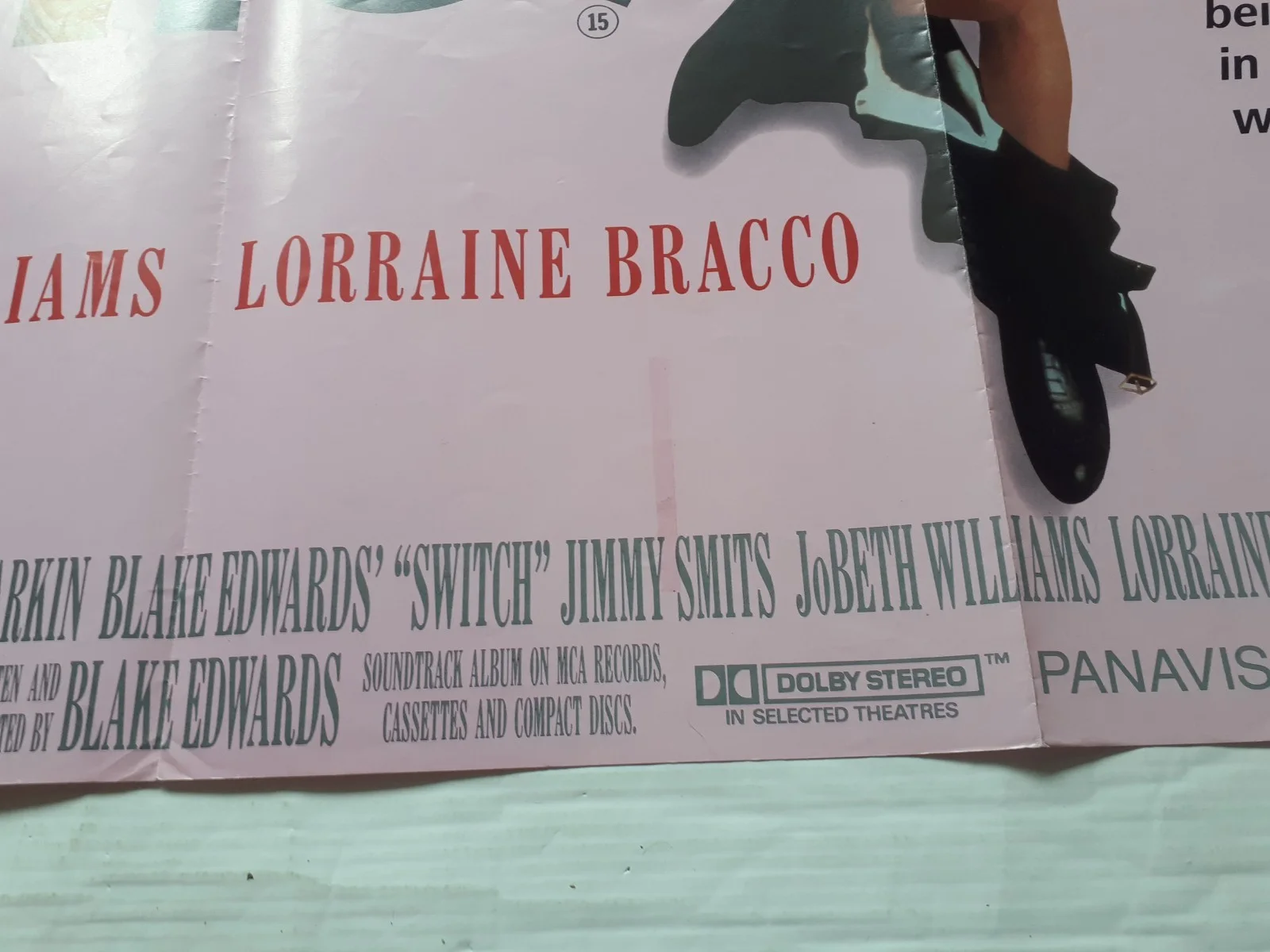 switch 1991 ORIGINAL Poster Quad 30x40 1990s ellen barkin Blake Edwards, image 2