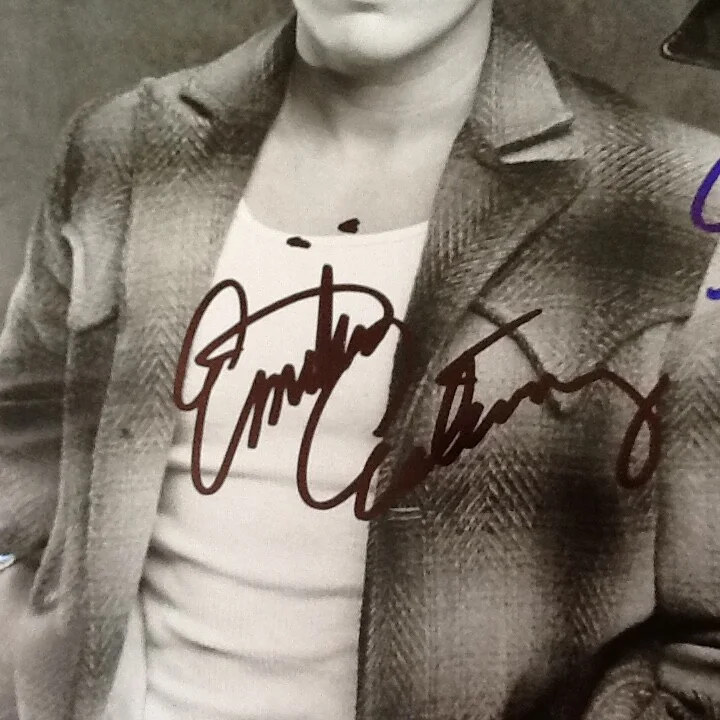 Craig Sheffer & Emilio Estevez SIGNED 1985 Photo Movie TV Actors 80s Hunks Cute, изображение 4
