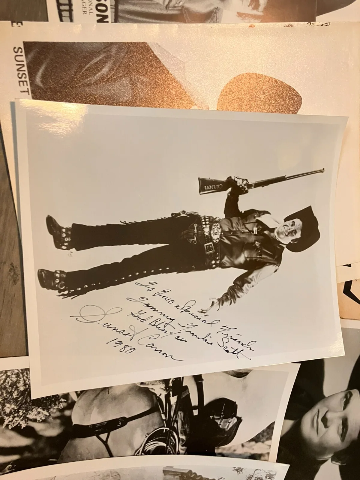 Sunset Carson Fan Club Kit Signed Photo + other photos, image 3