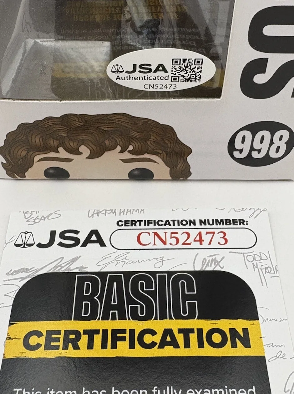Jesse Eisenberg — Jesse Eisenberg Signed Autographed Columbus Zombieland Funko POP! Figure JSA COA, изображение 5