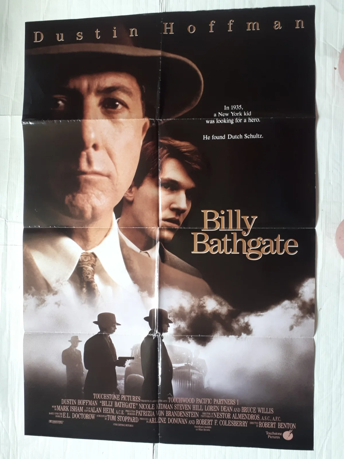 billy bathgate 1991 ORIGINAL onesheet Poster 27x40 1990s dustin hoffman, image 2