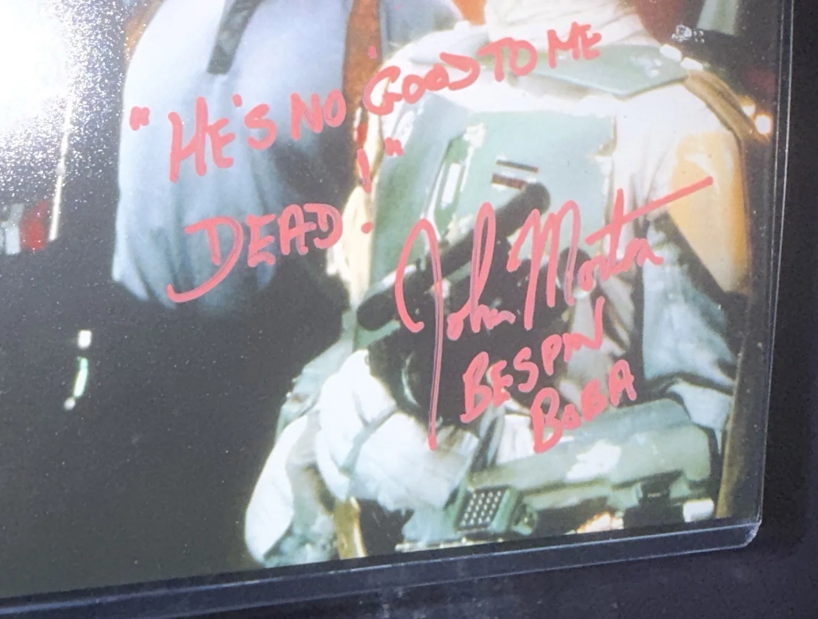 Dave Prowse Jeremy Bulloch — Starwars , Jeremy Bulloch signed 8x10, image 5