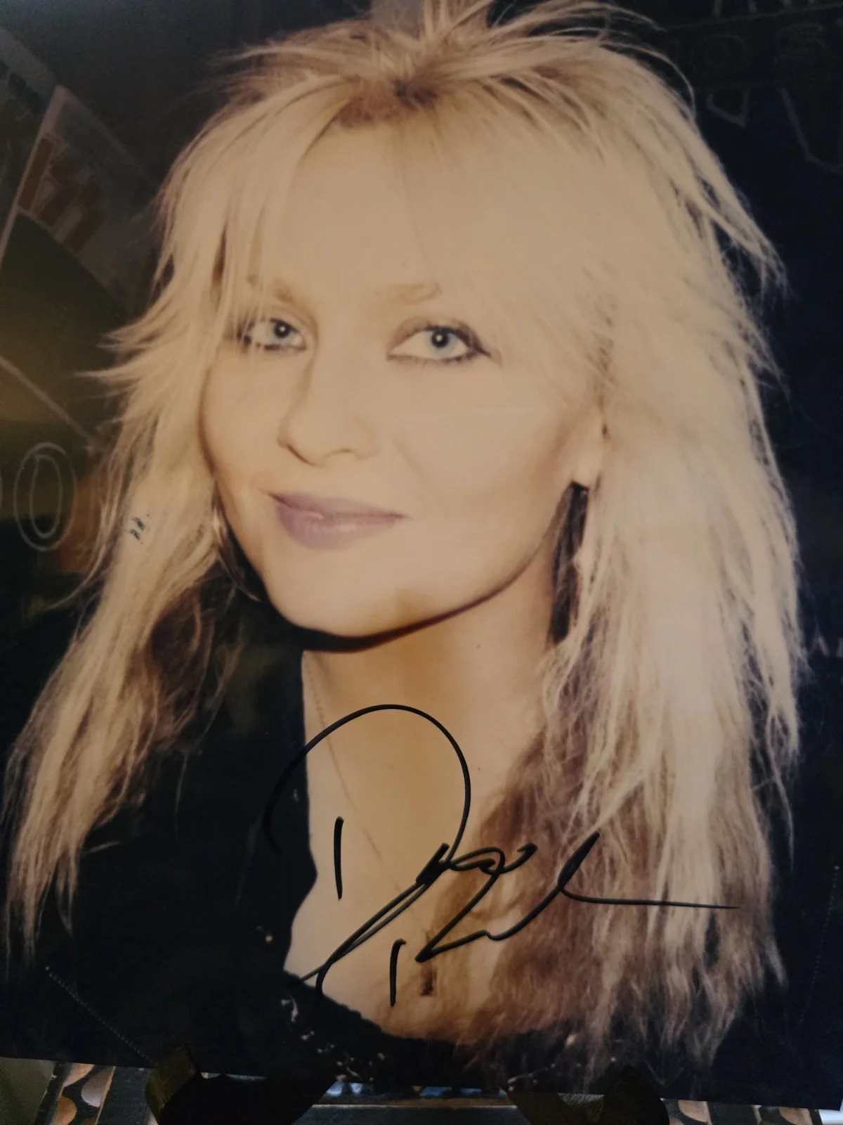 Signed Press Photo German heavy metal vocalist Doro Pesch, изображение 2