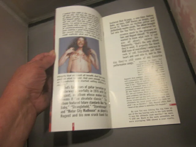 Ted Nugent ‎– Out Of Control BROCHURE BOOK 1993 LEGACY, изображение 3