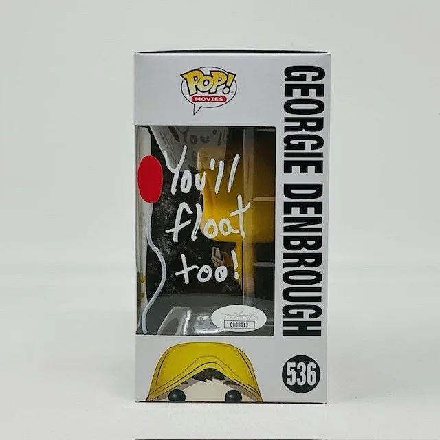 Jackson Robert Scott Autographed Georgie Denbrough IT Funko Pop JSA, image 3