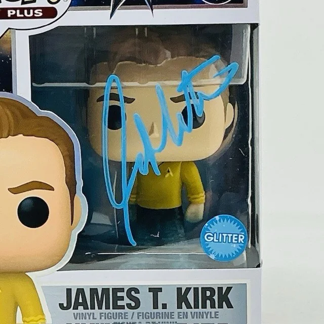 William Shatner Autographed James T. Kirk Star Trek Funko Pop Plus #1689 JSA, image 2