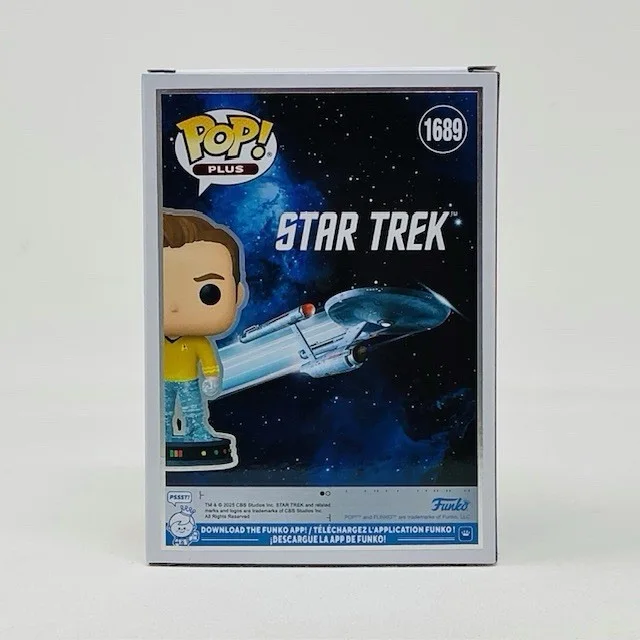 William Shatner Autographed James T. Kirk Star Trek Funko Pop Plus #1689 JSA, image 4